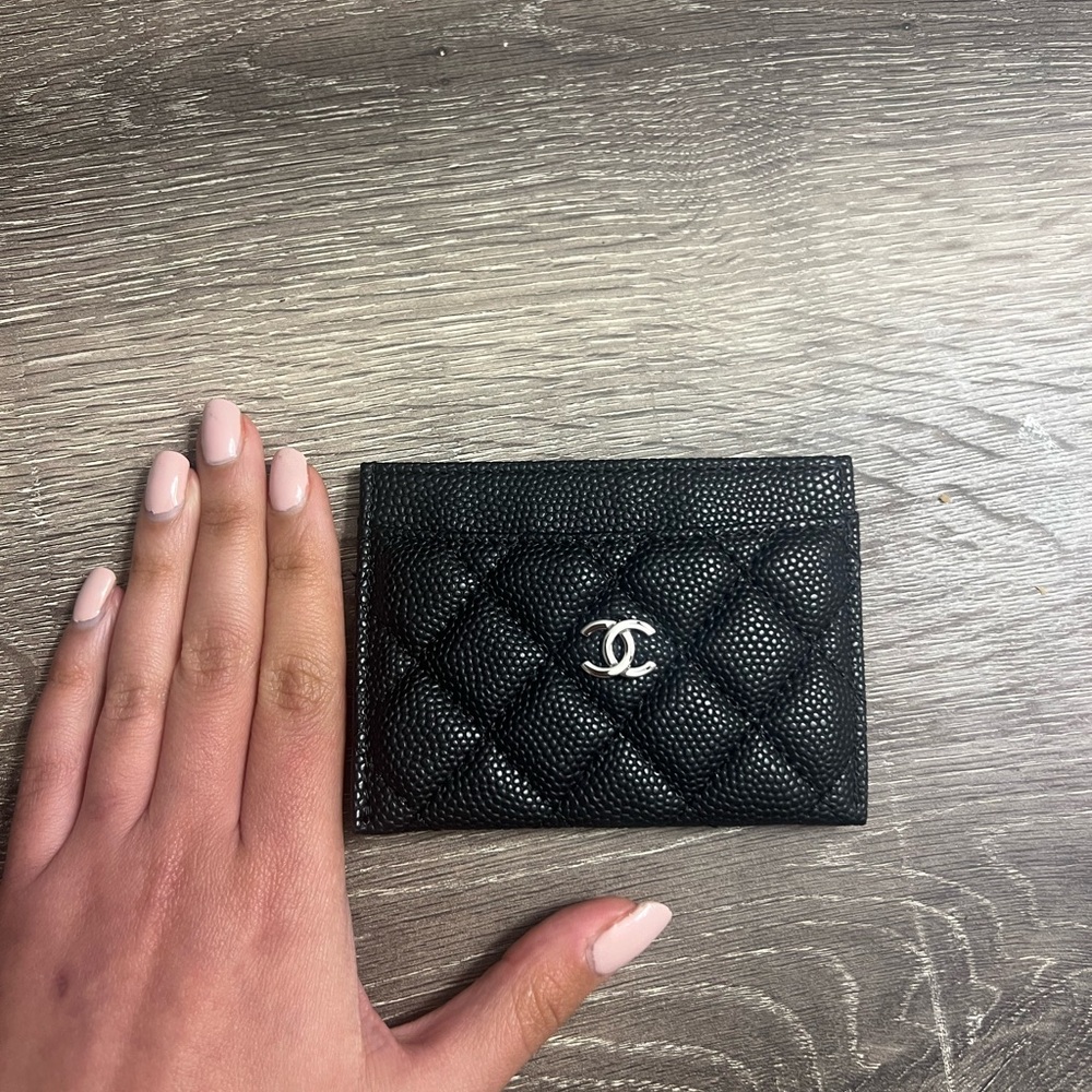 Chanel Black Quilted Wallet
